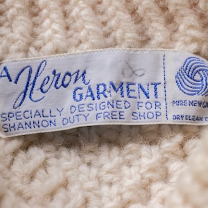 1970s Wool Knit Fisherman Sweater XS image 3