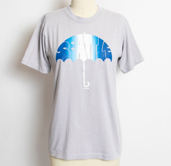 Vintage 1970s T-Shirt SEATTLE WA Umbrella Tee Smal