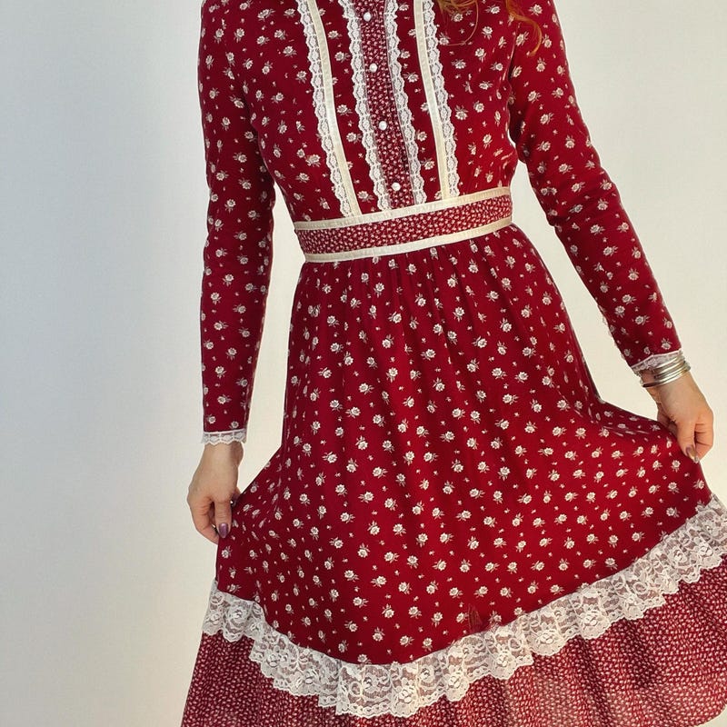 Calico Dress - Etsy