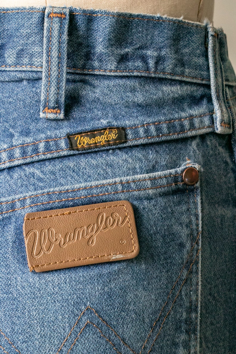 1980s Wrangler Jeans Cotton Denim 30 X 32.5 - Etsy