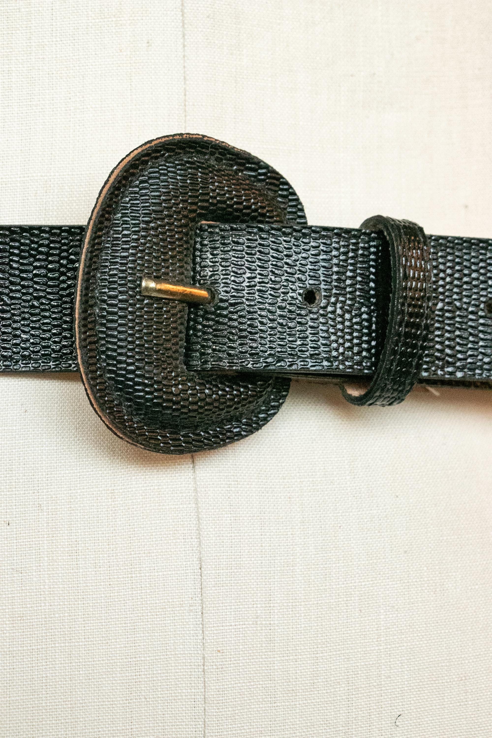 Black Textured Waistband Belt  Black Woven Textured Belt - All Accessories | Red Dress main image 3