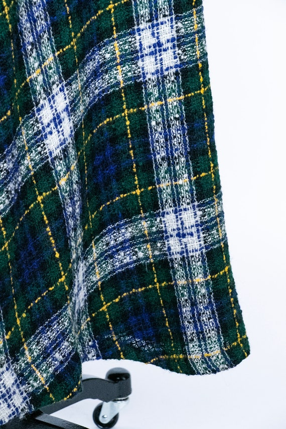 【LUXE COLLECTION】English Style Tartan Maxi Skirt (70%wool) [SK0047]