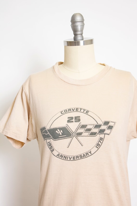 1970s T-Shirt Corvette Car Tee Shirt XS