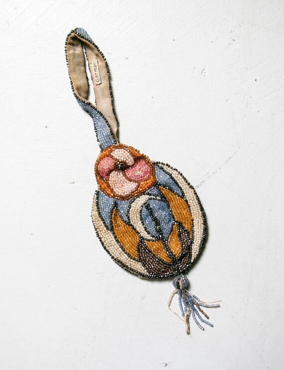 1920s Beaded Mini Purse Deco German