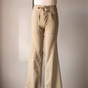 Katoenen broek Bell Bottoms uit de jaren 70 S