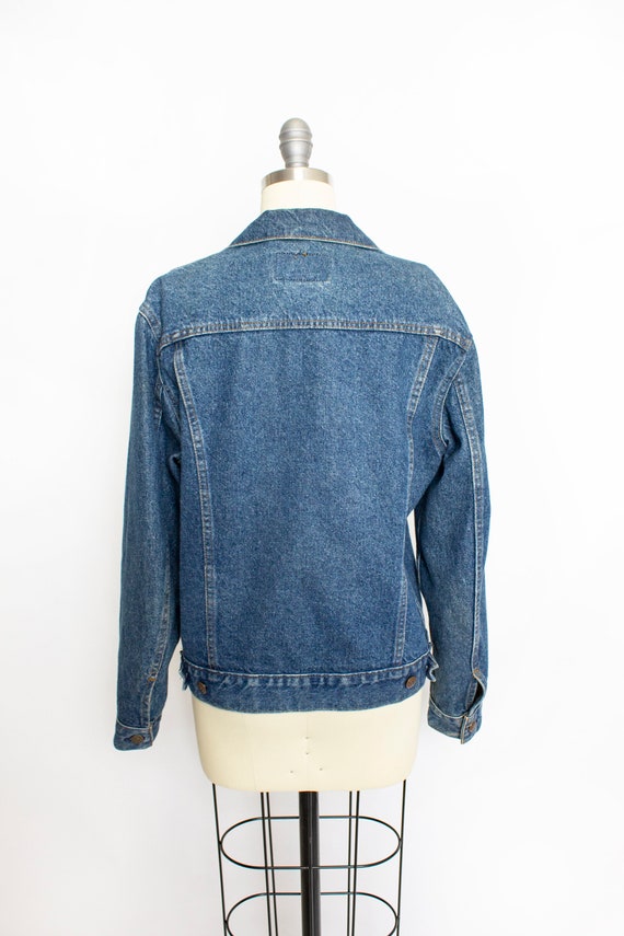 1970s Denim Jacket Jean Roebucks Cotton S - image 3