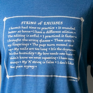 1980s Tee String Instrument T-Shirt S
