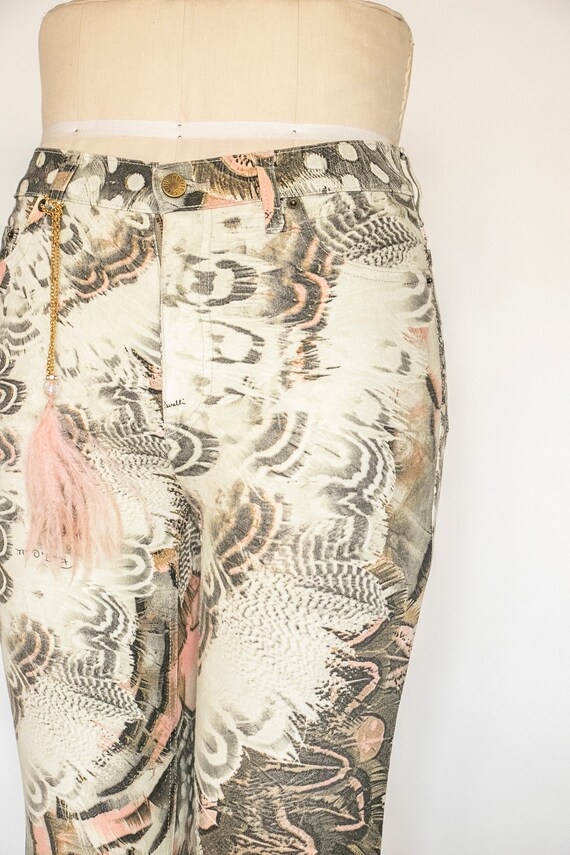 Y2K Roberto Cavalli Pants Printed Jeans XS - image 7