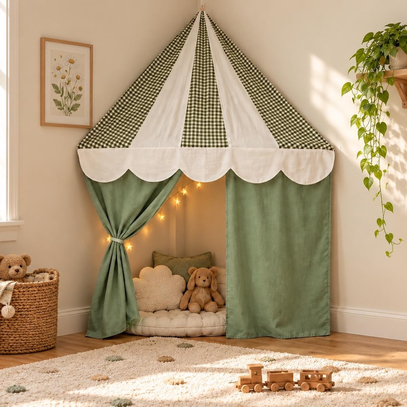 Circus Tree By R Headboard Kids Green - Etsy