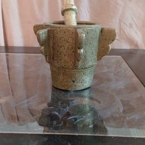 Mehraz marocain antique rare - pièce du patrimoine vintage en laiton et cuivre
