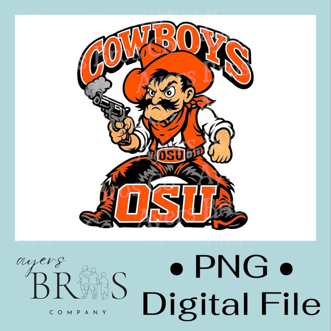 OSU Football Oklahoma State University Cowboys Go Pokes PNG File ...