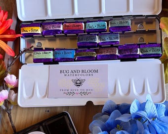 Bug and Bloom happy birthday 12 pan palette