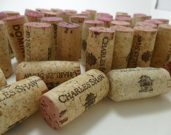 Lot of 30 Used Natural Wine Corks – Craft Supply, DIY Projects, Name Cardholders