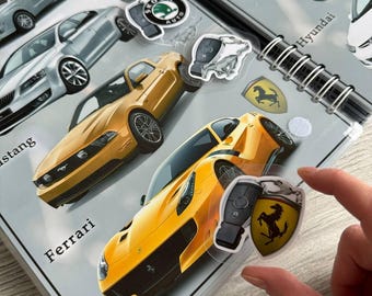 Car Brands Kleinkind Mitmachbuch: ABC Lernen, 100 Logos