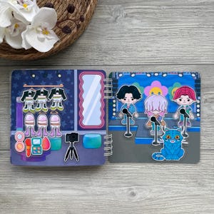 Kpop Dämonenjäger Geschenkbox | Kpop Dämonenjäger Quiet Buch | Dämonenjägerin Kpop Spielzeug | Dämonenjäger Kleinkind beschäftigt Buch | Kpop Kinderaktivität Bild 6