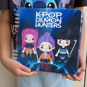 Kpop Dämonenjäger Geschenkbox | Kpop Dämonenjäger Quiet Buch | Dämonenjägerin Kpop Spielzeug | Dämonenjäger Kleinkind beschäftigt Buch | Kpop Kinderaktivität Bild 5