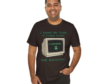 Customizable Vintage Computer Nerd Shirt