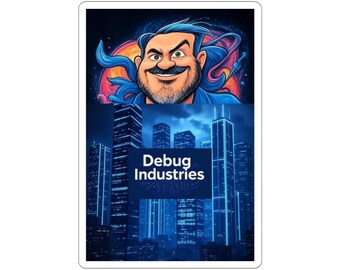 Debug Industries Kiss-Cut Stickers, Laptop Decor, Geek Gifts, Funny Stickers, DIY Projects, Art Supplies, Swag