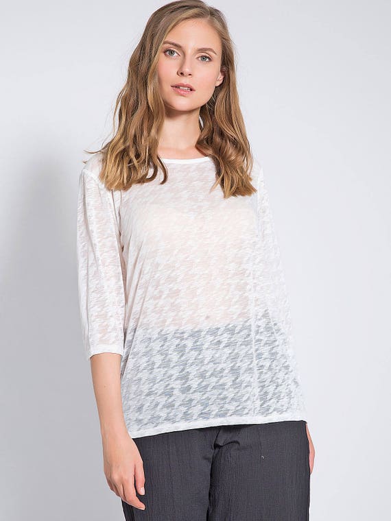 White Shirt Womens, Sheer Blouse, Medium Sleeve Shirts, Textured Top, Loose Fitting Tops, Elegant Blouses, Ladies White Tops, Plus Size Top White Shirt Womens, Sheer Blouse, Medium Sleeve Shirts, Textured Top, Loose Fitting Tops, Elegant Blouses, Ladies White Tops, Plus Size Top