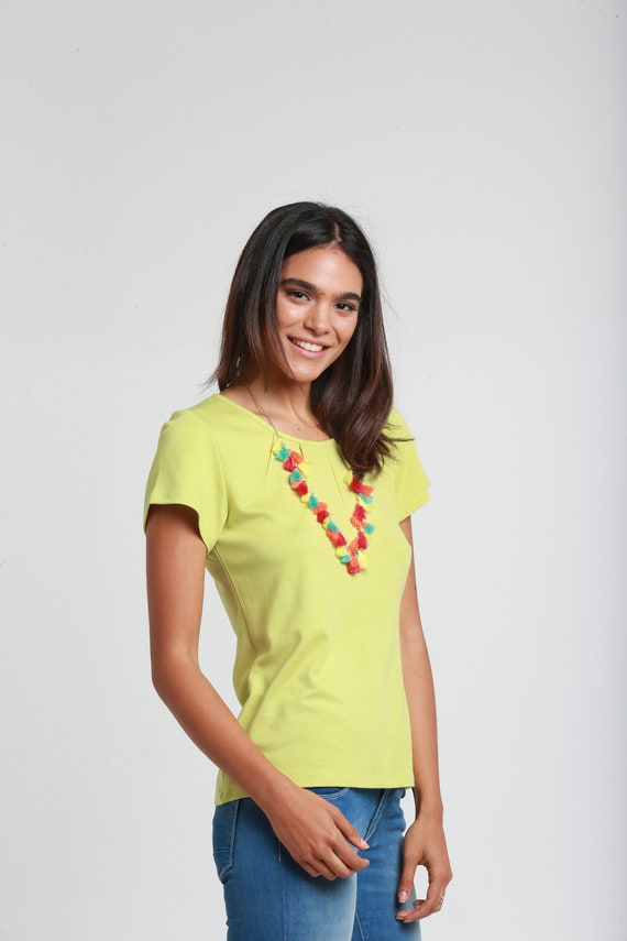 beautiful yellow tops