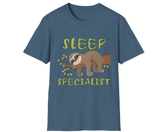 Sleep Specialist Sloth Funny Shirt