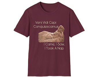 Latin Classic Statue Napping Funny Shirt