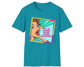 Going Shopping Fun Pop Art Shirt
