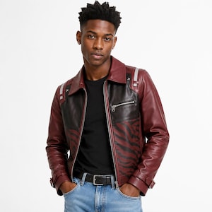Travis Touchdown Läderjacka: No More Heroes Cosplay Kostym