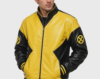 Xmen Inspired Mutant Leather Jacket | Comic Cosplay Jacket