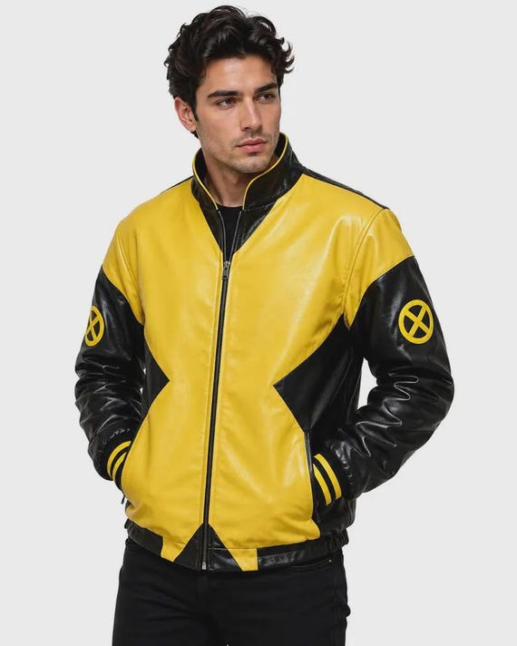 Xmen Inspired Mutant Leather Jacket | Comic Cosplay Jacket