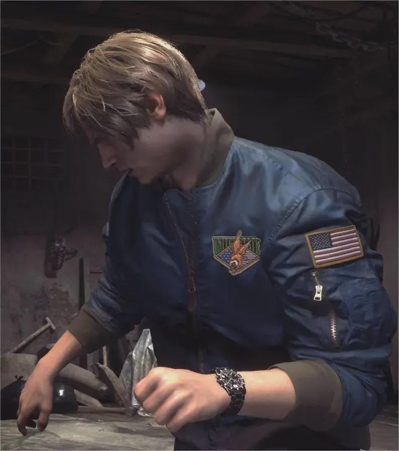 Leon Kennedy Evil Cosplay Costume Biohazard Resident 4