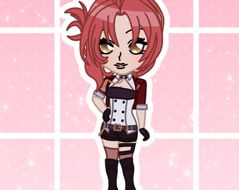 Himeko Honkai Impact Sticker