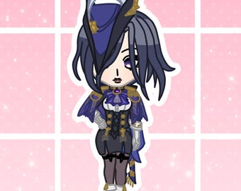 Clorinde Genshin Impact Sticker
