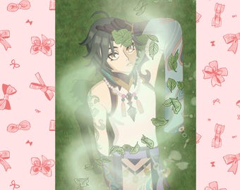 Xiao Genshin Impact Art Print