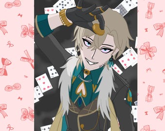 Aventurine Honkai Star Rail Art Print