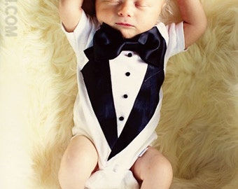 newborn baby tuxedo