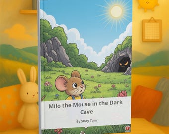 Milo Mouse in the Dark Cave, Kids Bedtime Story Ebook (PDF)