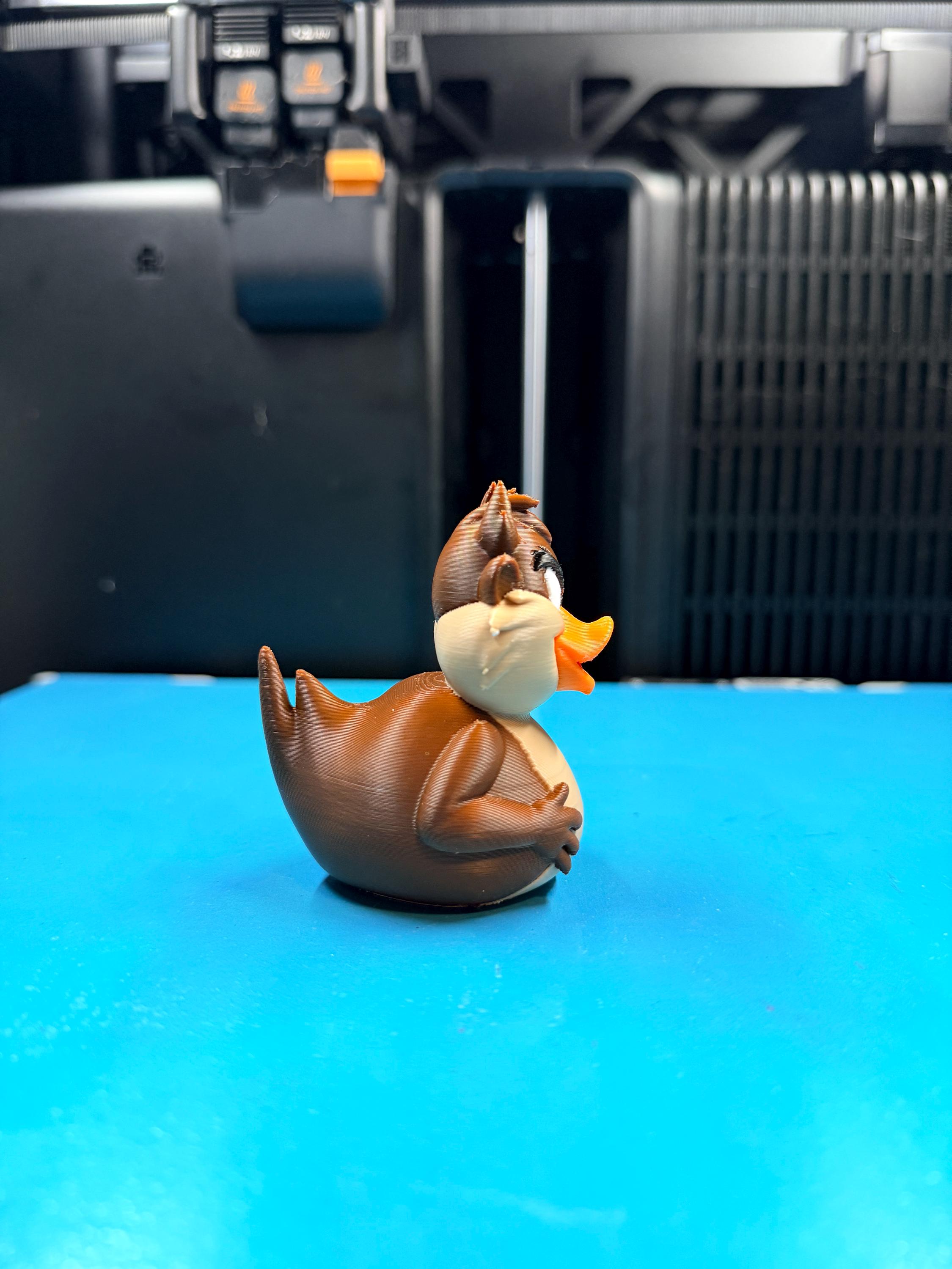 3D Printed Tasmanian Devil Duck Sculpture - Etsy