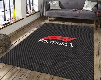 Alfombra del equipo Ferrari F1: decoración de carreras de Fórmula 1 en fibra de carbono