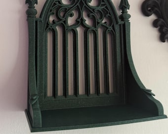 STL Gothic Cathedral Stand – 3D Printing File – Digital Download Model - Organizer stl Jewelry Holder stl