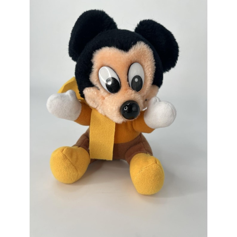 Antike Walt Disney Mickeys Weihnachten Carol MICKEY MOUSE 17,8 cm Plüsch Bild 1