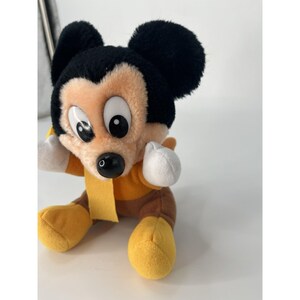 Antike Walt Disney Mickeys Weihnachten Carol MICKEY MOUSE 17,8 cm Plüsch Bild 3