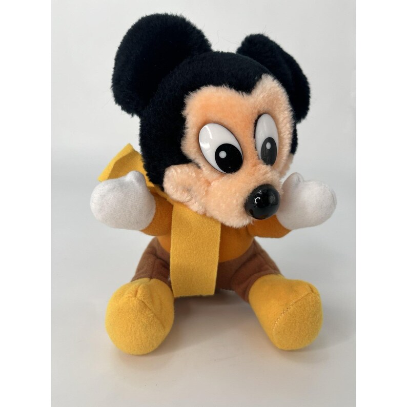 Antike Walt Disney Mickeys Weihnachten Carol MICKEY MOUSE 17,8 cm Plüsch Bild 4