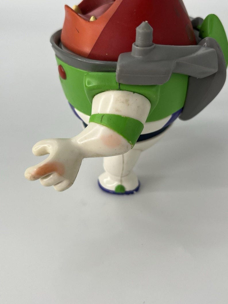Figura de juguete de refuerzo de Comando Estelar de Buzz Lightyear de Toy Story 2 de Disney Pixar de 1999 imagen 4