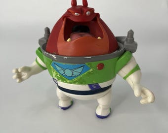 1999 Disney Pixar Toy Story 2 Buzz Lightjahre Star Kommando Booster Figur Spielzeug