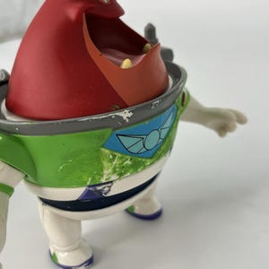 Figura de juguete de refuerzo de Comando Estelar de Buzz Lightyear de Toy Story 2 de Disney Pixar de 1999 imagen 6