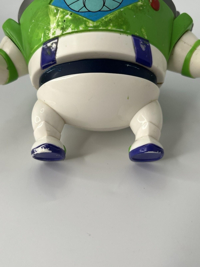 Figura de juguete de refuerzo de Comando Estelar de Buzz Lightyear de Toy Story 2 de Disney Pixar de 1999 imagen 9