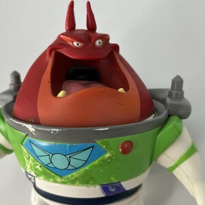 Figura de juguete de refuerzo de Comando Estelar de Buzz Lightyear de Toy Story 2 de Disney Pixar de 1999 imagen 11