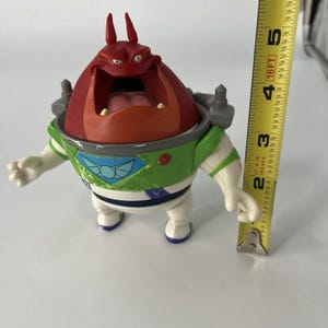 Figura de juguete de refuerzo de Comando Estelar de Buzz Lightyear de Toy Story 2 de Disney Pixar de 1999 imagen 10