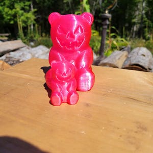 Quetschbarer Halloween-Gummibärchen, Kürbisgesicht, pinkfarbenes Fidget-Spielzeug (2 oder 4 Zoll) Bild 4